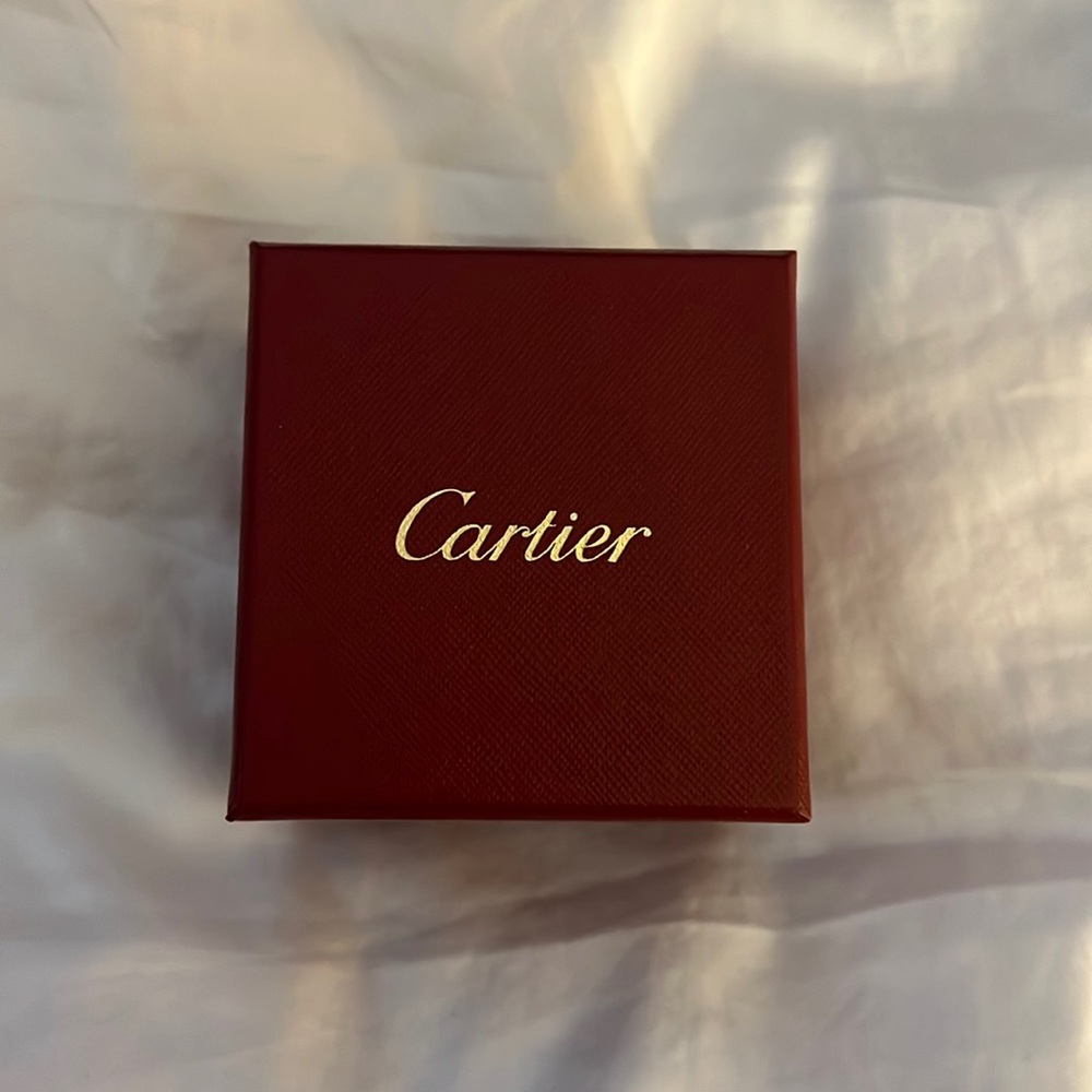 Cartier box. Fits ring box inside